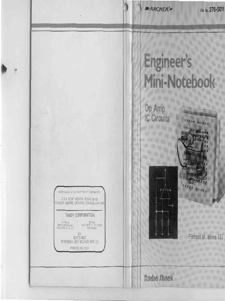 Forrest Mims-Engineer's Mini-Notebook Op Amp IC Circuits Projects | PDF