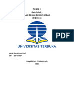 TUGAS 1 Ilmu Sosial Budaya Dasar MKDU4109