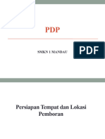 Tahap Persiapan Pemboran (PDP)