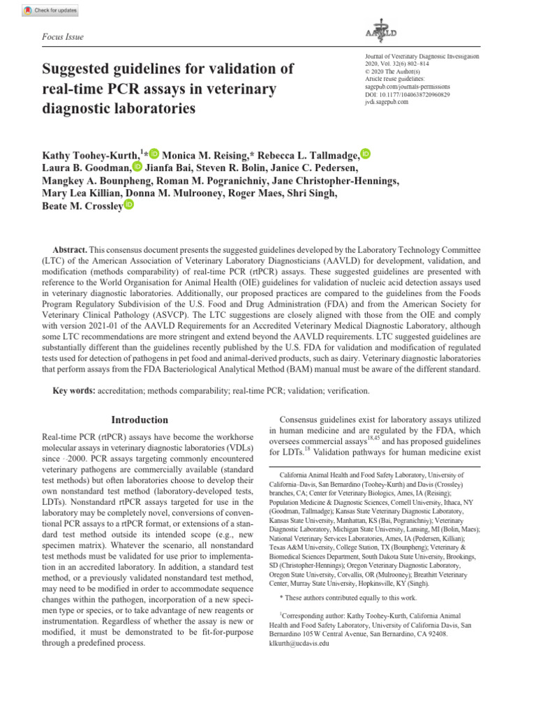 Clia Guidelines For Validation Testing