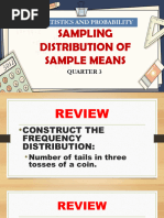 10 - Sampling Distribution of The Sample Means