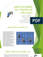 Características Arnés Ad y Puntos de Anclaje B