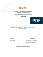 Programa de Auditoria Cuentas Por Pagar Largo Plazo Maria y Elvimar