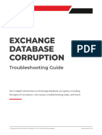 Exchange Database Corruption Troubleshooting Guide