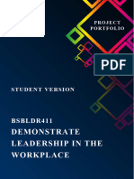 BSBLDR411 Project Portfolio Student.v1.0