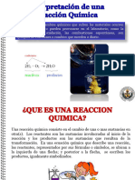 Interpretación de Una Reacción Química