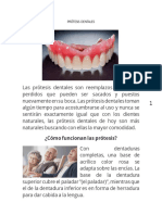 PRÓTESIS DENTALES Letra Grande 4 Horas