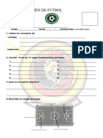 Examen de Futbol