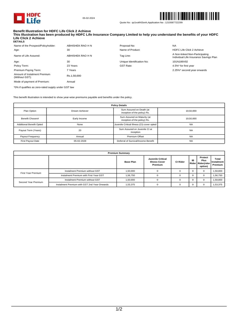 Illustration Qc1xotfr63onh | PDF | Insurance | Life Insurance