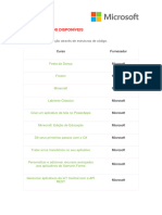 Lista de Cursos Disponíveis - Atn