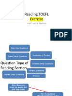 Reading Mindset - TOEFL - M4.2 - Practices