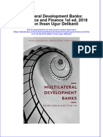 Free Download Multilateral Development Banks Governance and Finance 1St Ed 2018 Edition Ihsan Ugur Delikanli Full Chapter PDF