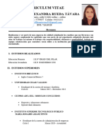 Curriculum Vitae Allison