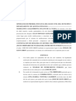 Contestacion de Demanda de Nulidad de Isntrumento Publico - Allan Zárate