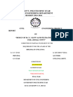 Civil Engineering Project Report On SSF