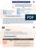 Experiencia de Aprendizaje I - Iii Ciclo - 2023