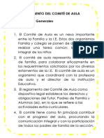 Reglamento y Acta de Padres de Familia