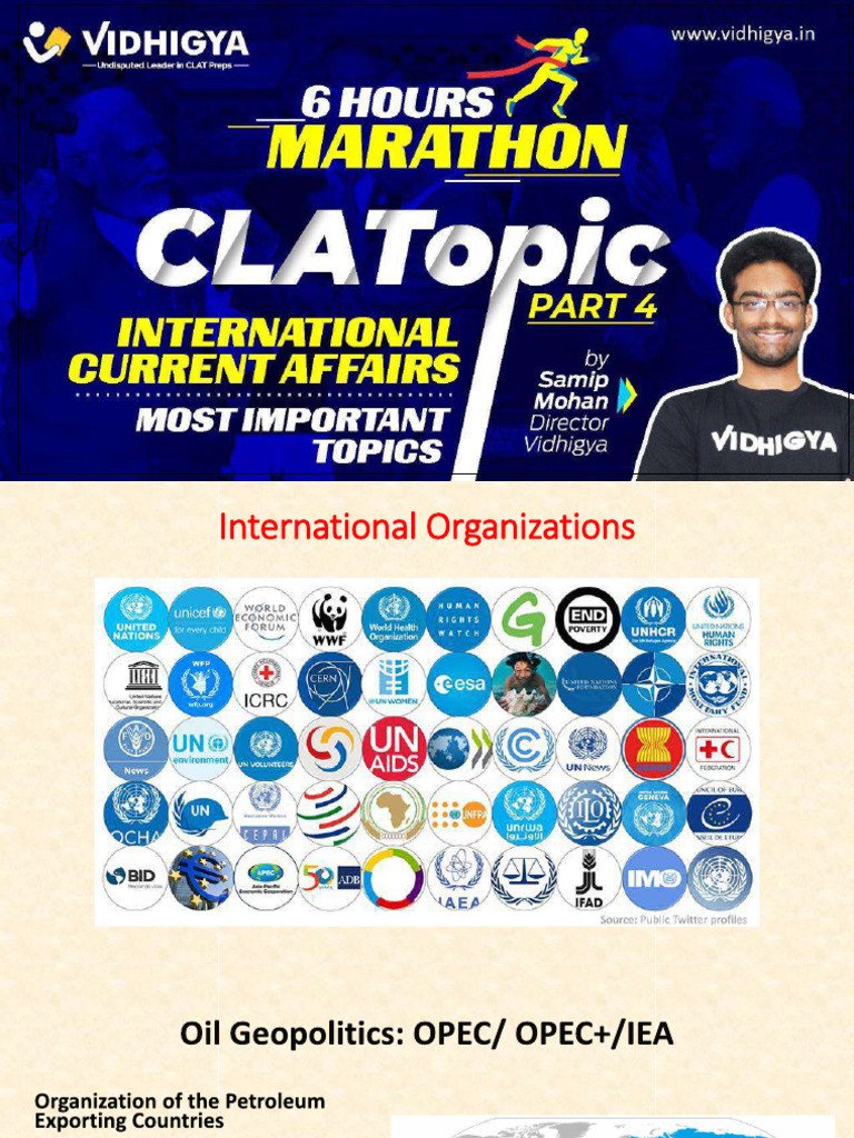 International Affairs MITs by Samip Sir - Vidhigya | PDF