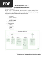 Day 3 - Decision Making and Branching