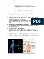 Cuestionario Sobre Sistema Inmune