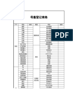 母畜xp登记表格