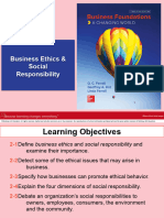 Topic 2 Business Ethics & Social Responsibility