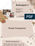 PPT Metode Transportasi