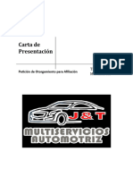 Brochure Multiservicios Automotriz J&T