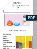 Acid, Bases and Salts - Module 1