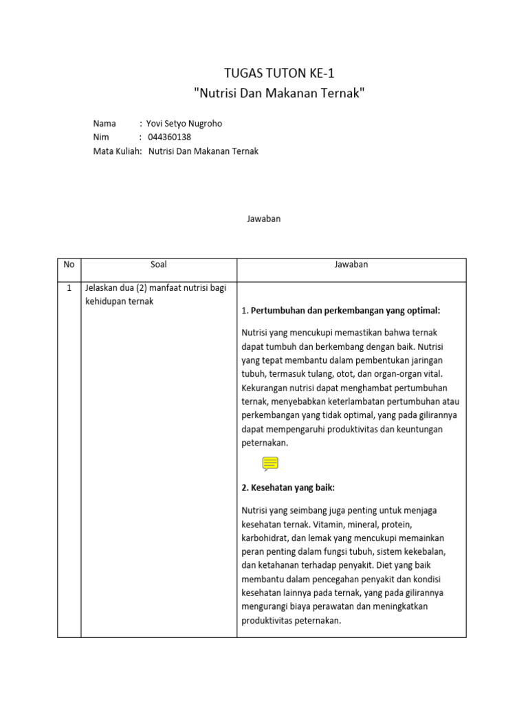 Nutrisi Pakan Ternak Pdf