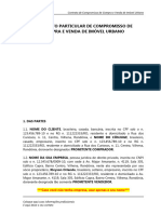 Compromisso de Compra e Venda de Imóvel Urbano