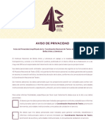 43mnt Aviso de Privacidad