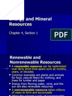 CH 4 1 Energy and Mineral Resources