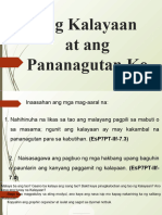 ESP 7 Q2 W6 Ang Kalayaan at Ang Pananagutan Ko