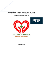 Panduan Tata Naskah Klinik (Hanya Regulasi)