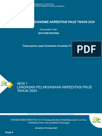 Sosialisasi - Kebijakan Dan Mekanisme Akreditasi Paud Tahun 2024