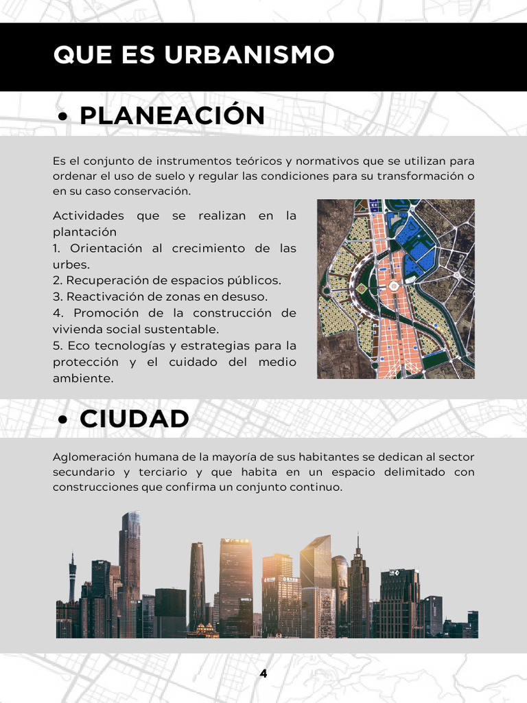 Que Es Urbanismo | PDF | Desarrollo sostenible | Sustentabilidad