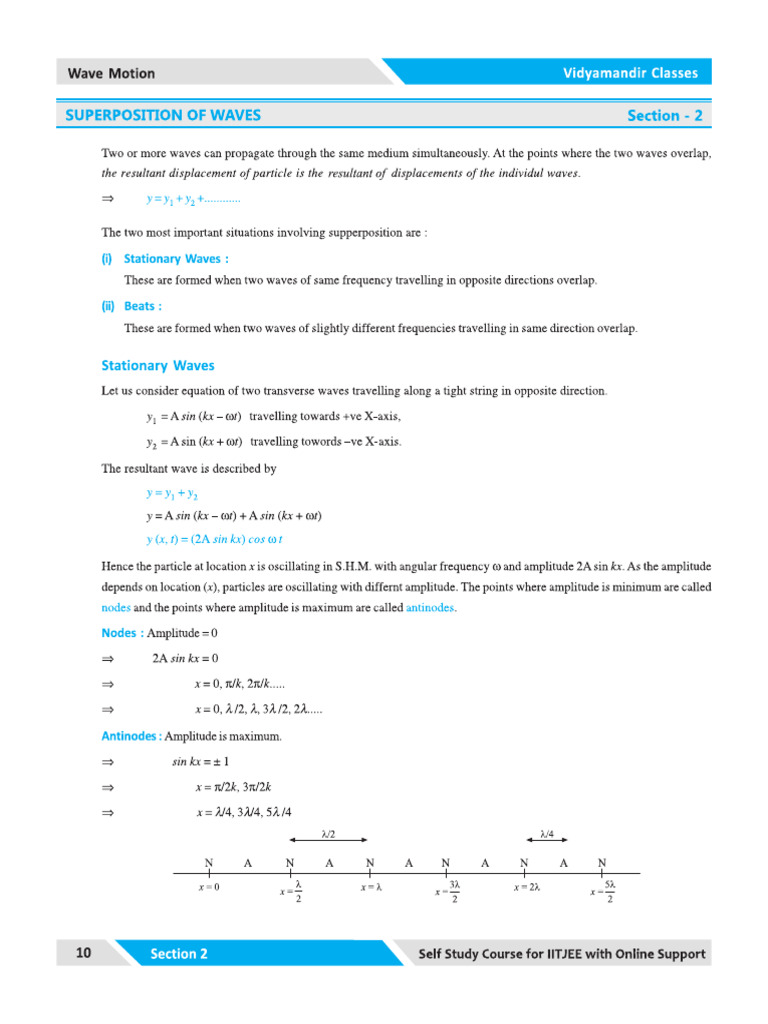 2 Wave Motion Section 2 | PDF