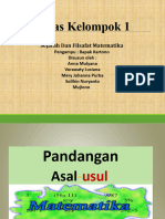 Tugas Kelompok 1 Sejarah Dan Filsafat Matematika