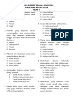 Asesmen Sumatif Tengah Semester 2 Pendidikan Agama Islam Kelas 7