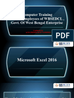 EXCEL 16 Wbsedcl