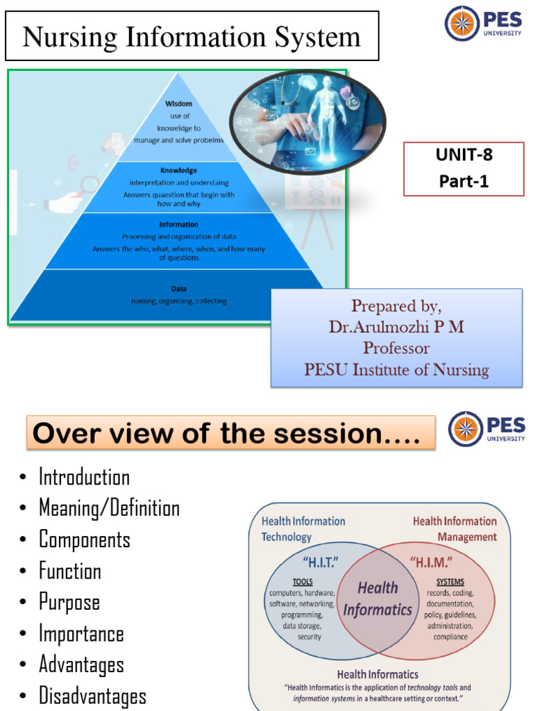 Overview of Nursing Information Systems | PDF | Electronic Health ...