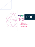 TOEFL 1 Month Study Plan