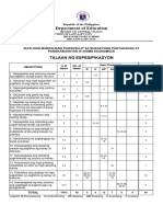 1st Periodical Test in Epp IV Home Economics