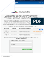 Questionário Do (A) Professor (A) de Educação Infantil