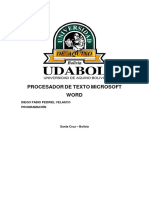 Microsoft Word Udabol