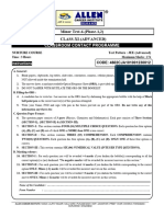 2 - Minor Test 6 Phase 1,2 C 11 NURTURE JEE (Advanced) F1