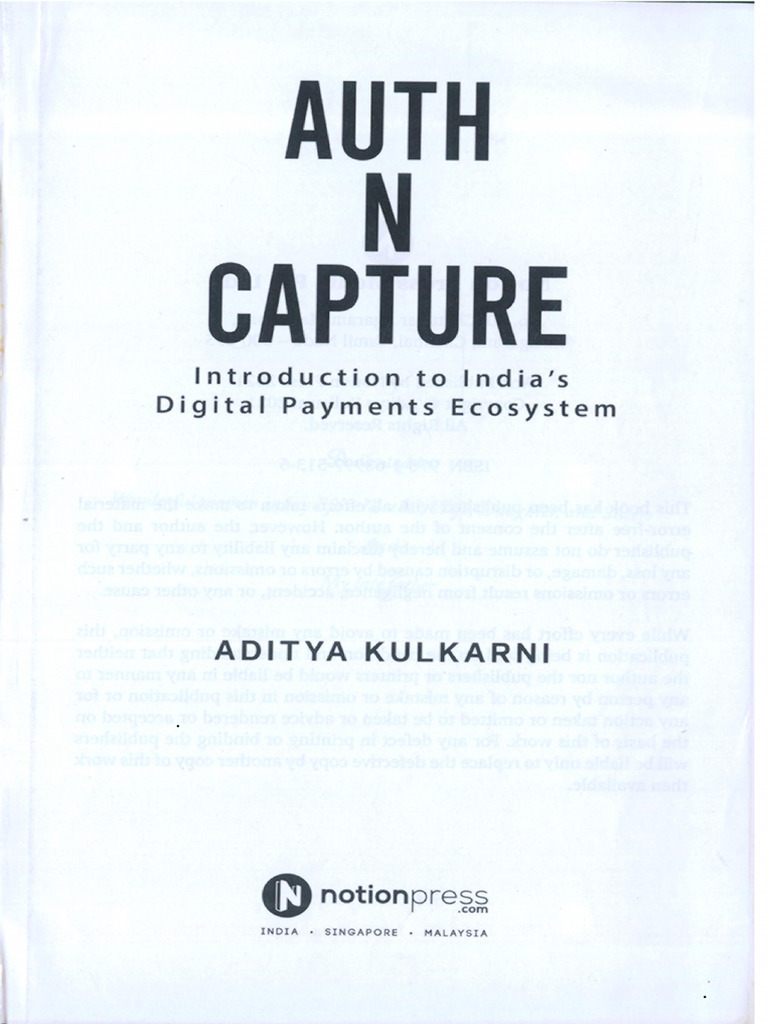 Auth N Capture | PDF