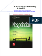 Free Download Negotiation 9E Ise 9Th Ise Edition Roy J Lewicki Full Chapter PDF