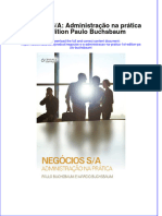 Free Download Negocios S A Administracao Na Pratica 1St Edition Paulo Buchsbaum Full Chapter PDF